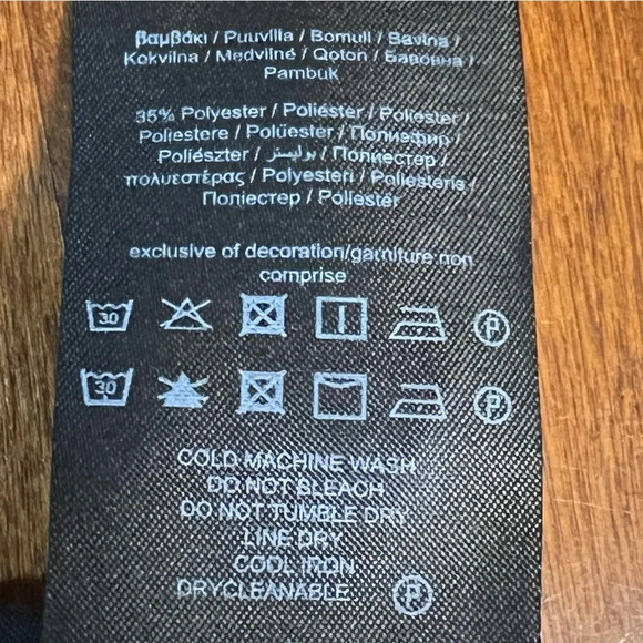 Vero Moda High Waisted Black Denim Button Down Mini Skirt Size Small 90s - Picture 5 of 6